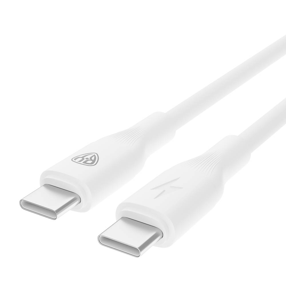 Сетевое зарядное устройство с кабелем BY Ньютон 20Вт,USB-C PD,каб С-С,3А,100см,110-240В,белый, арт.№ 916-260