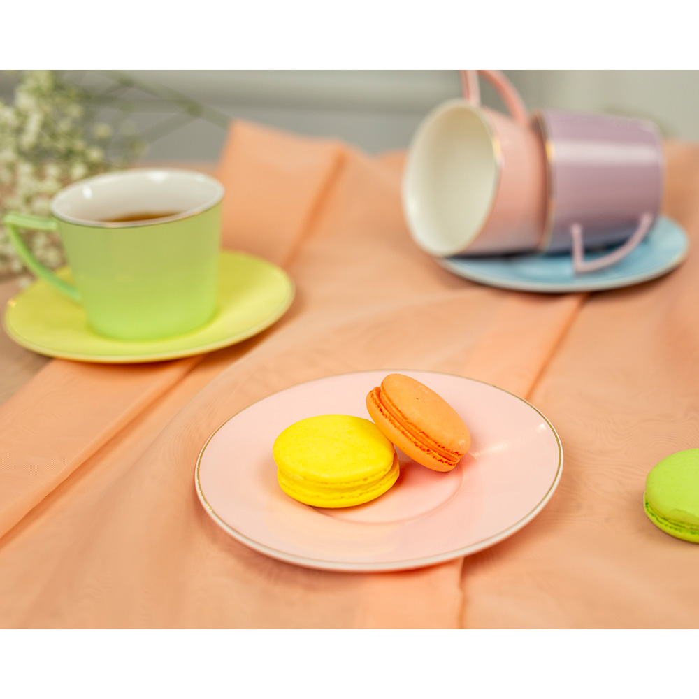 MILLIMI Радуга Набор чайный 12 пр., 250мл, 15см, костяной фарфор, арт.№ 802-100