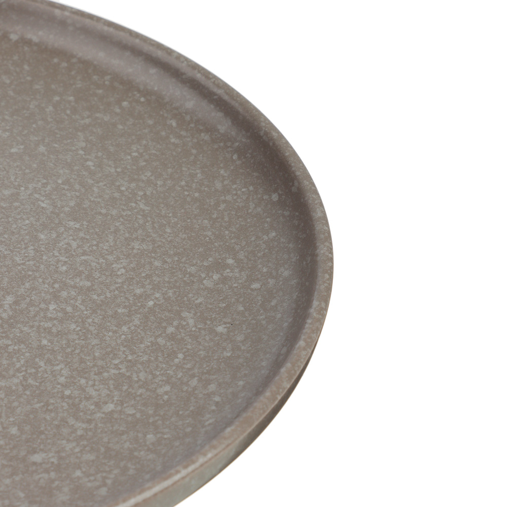 MILLIMI Набор столовой посуды 16 предметов (тарелка 26 см - 4 шт., тарелка 20 см - 4 шт., салатник 14 см - 4 шт., кружка 340 мл - 4 шт.) керамика, серый, арт.№ 824-174