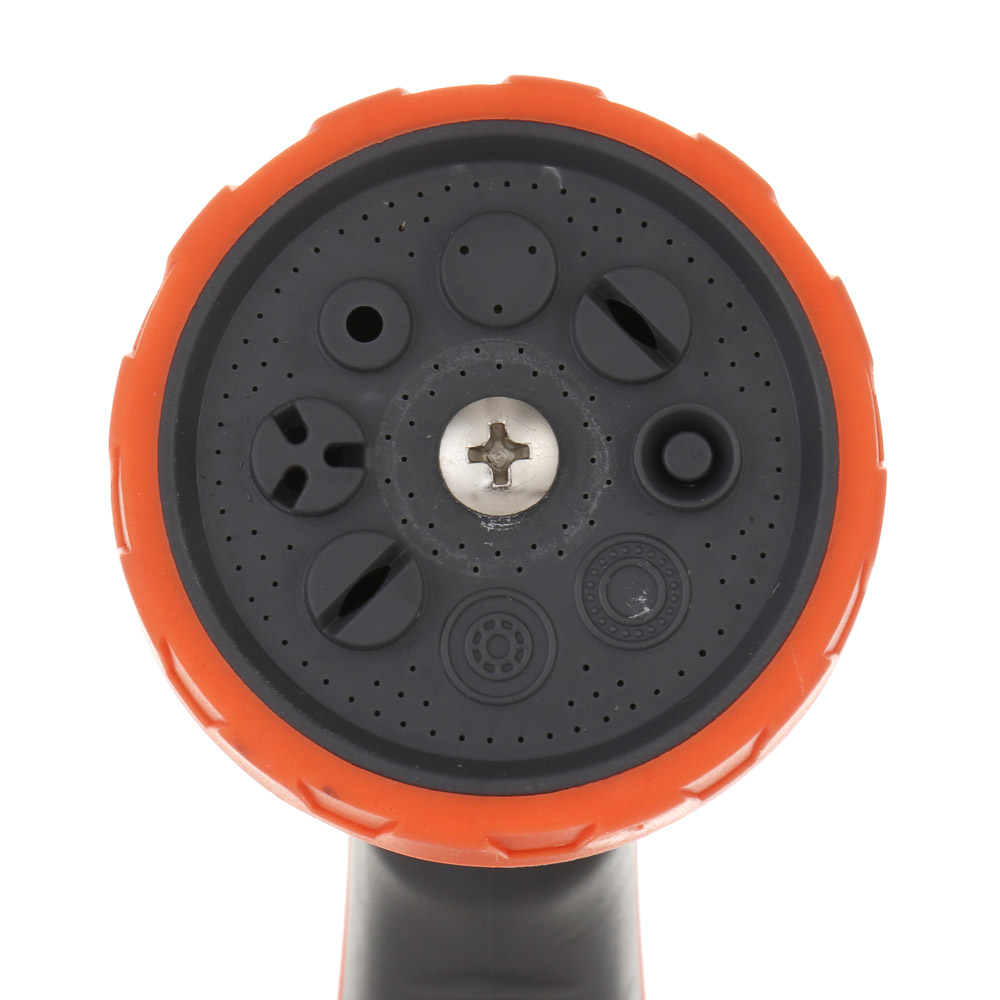 INBLOOM Пистолет садовый для полива, 8 режимов, регулятор напора, ABS, TPR, арт.№ 161-017