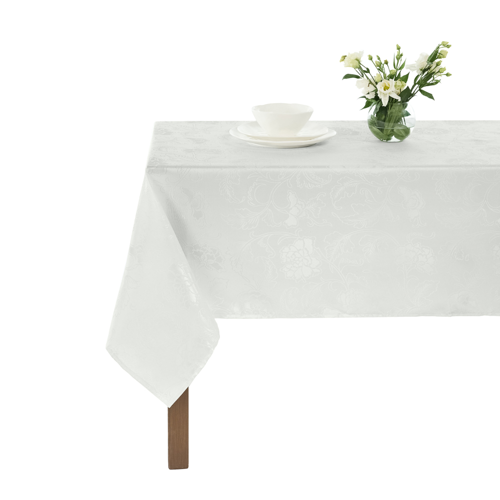 PROVANCE Basic Нэви Скатерть текстильная жаккард, 140х140см, белый, арт.№ 435-168