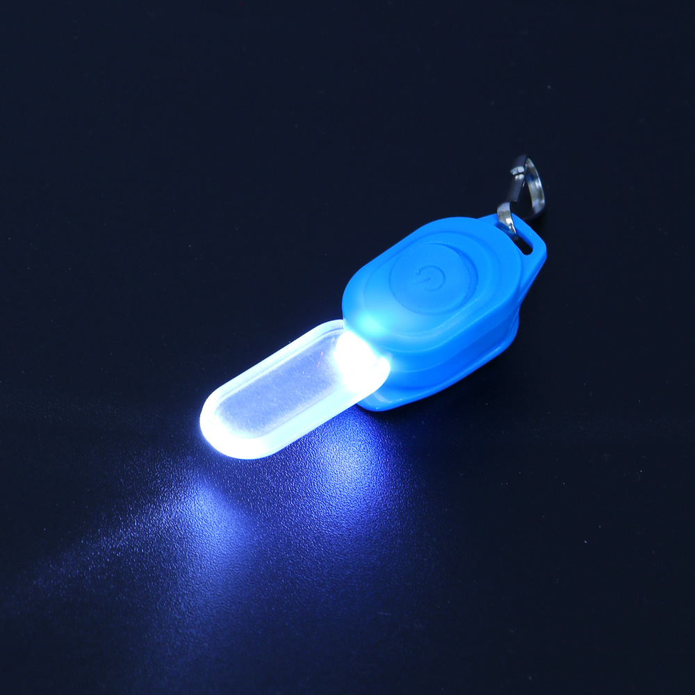 SILAPRO Брелок светодиодный 5.6х1.8см, 1LED, 2 реж., CR1220х2, ABS, акрил, арт.№ 195-127