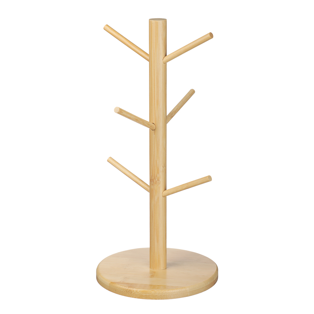 Держатель для кружек тм VETTA, 16,5x16,5x32см, бамбук, арт.№ 883-137
