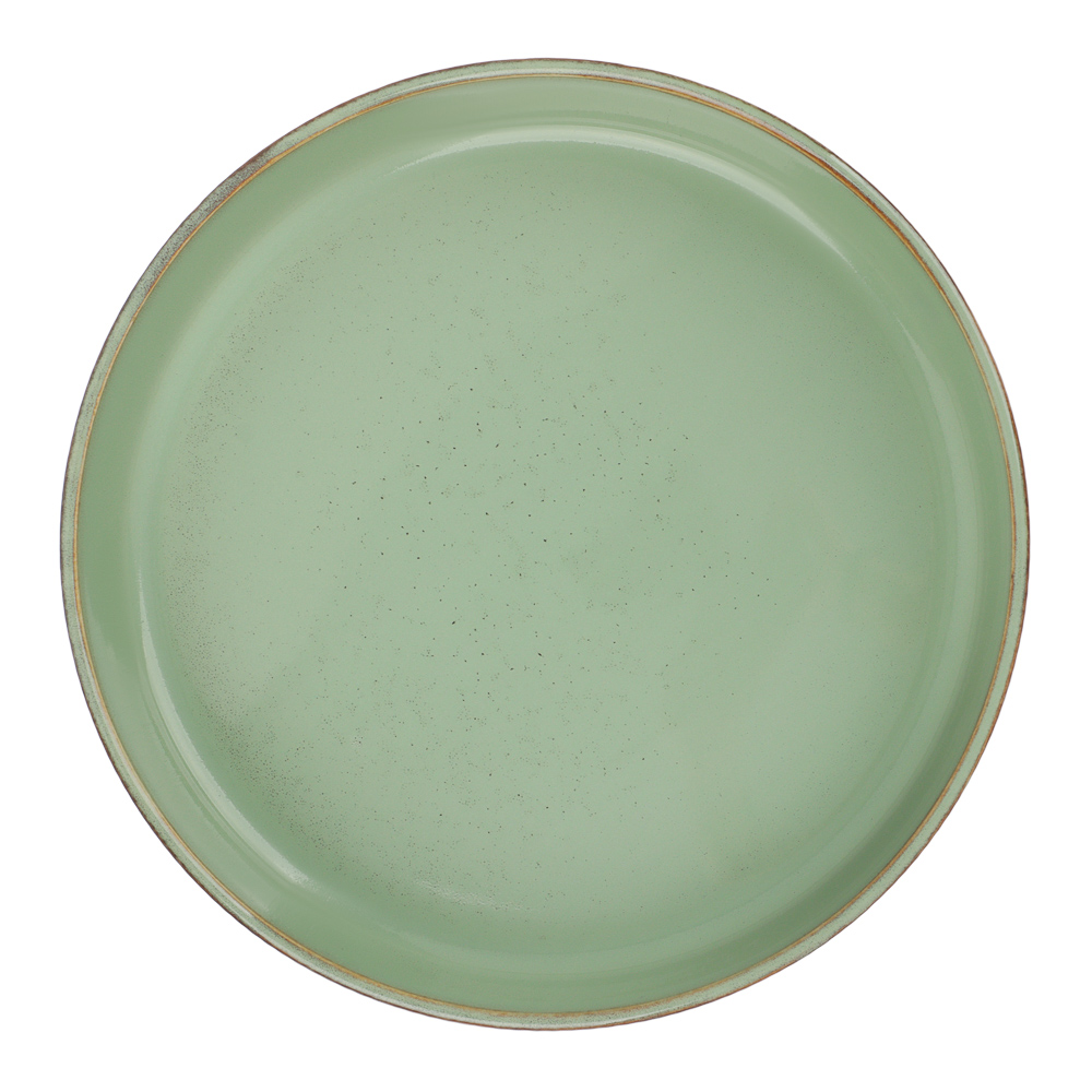 MILLIMI Кантри тарелка для супа 19,4см, 620мл, керамика, зеленый, арт.№ 824-226