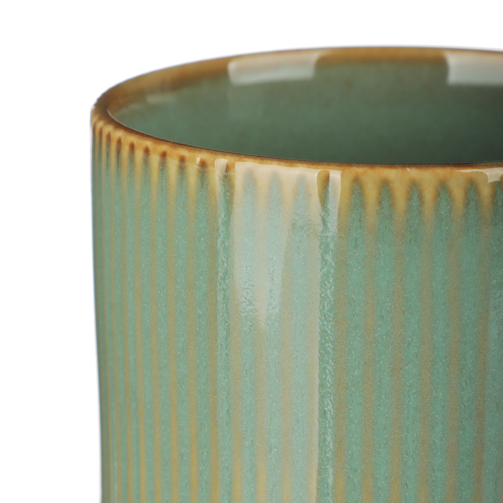 MILLIMI Кантри кружка 230мл, керамика, зеленый, арт.№ 824-228