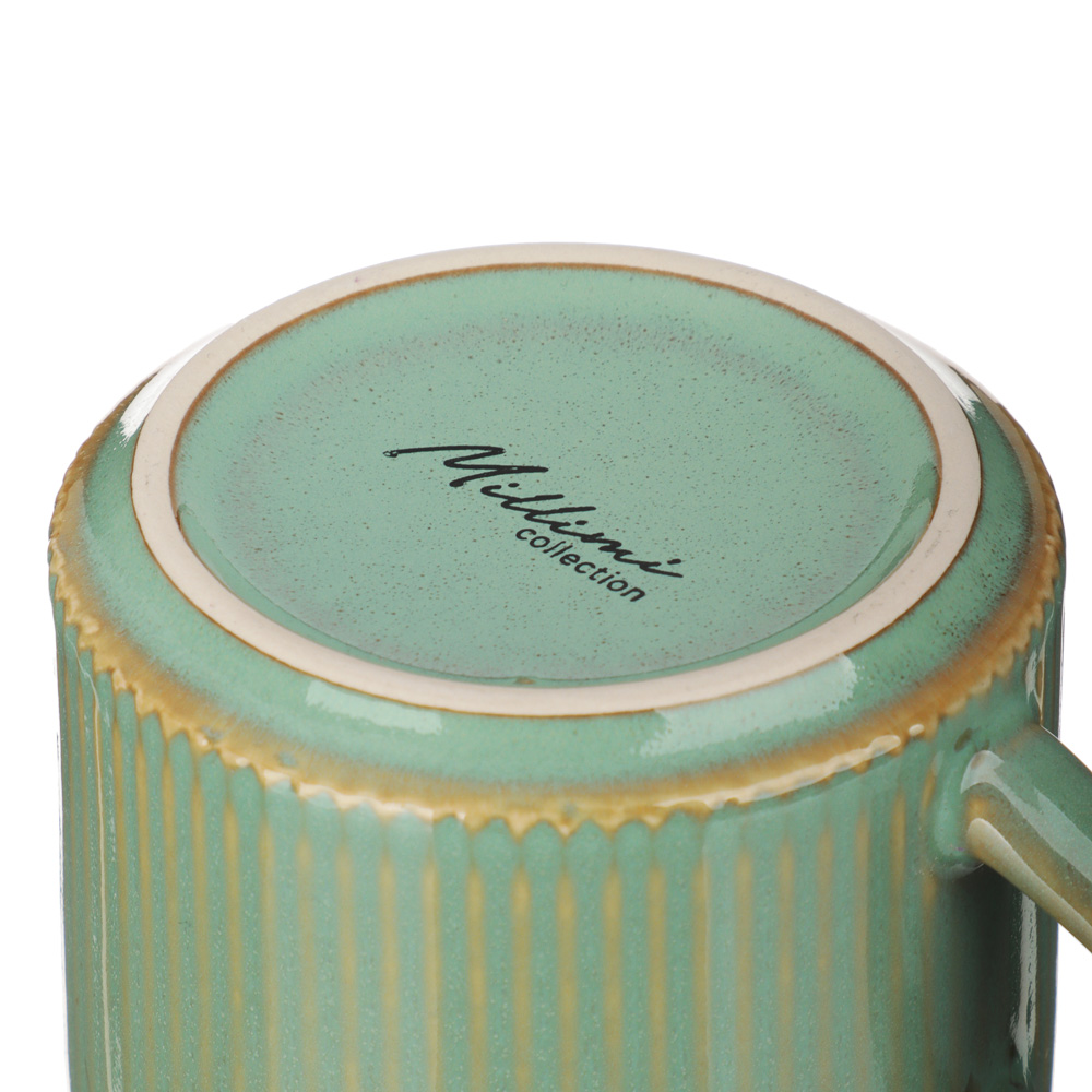 MILLIMI Кантри кружка 230мл, керамика, зеленый, арт.№ 824-228