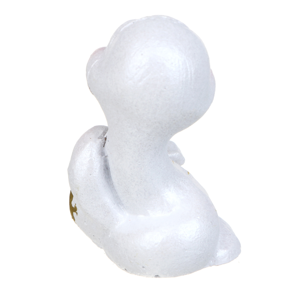 СНОУ БУМ Сувенир Символ Года, полистоун, 2,5х2,5х4 см, белый, 4 дизайна, арт.№ 398-825