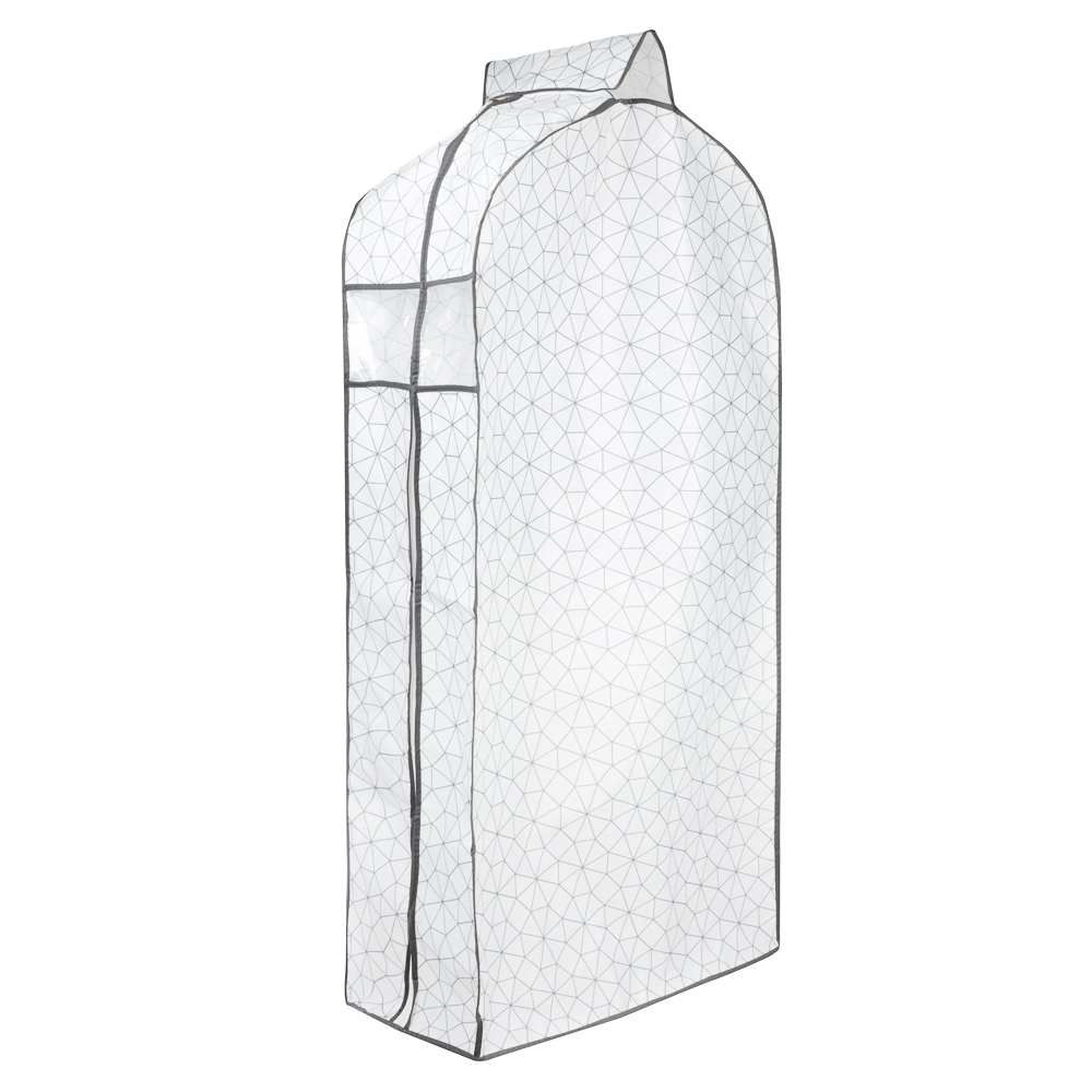 VETTA Чехол для одежды, с прозрачным окном, 60х30х120см, Валери, молния, полипропилен, арт.№ 457-614