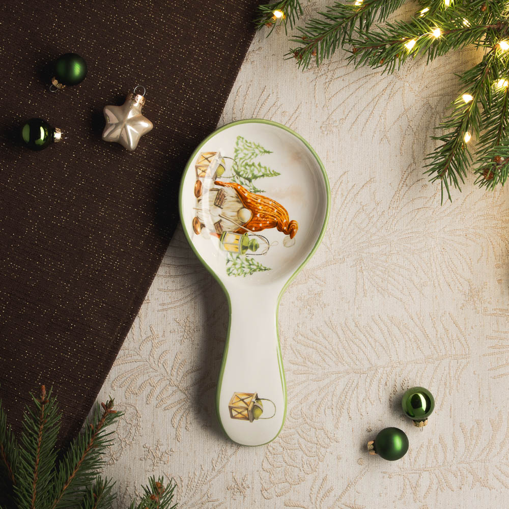 MILLIMI Фелиз Подставка для ложки, 24х11х2,5см, керамика, арт.№ 820-869