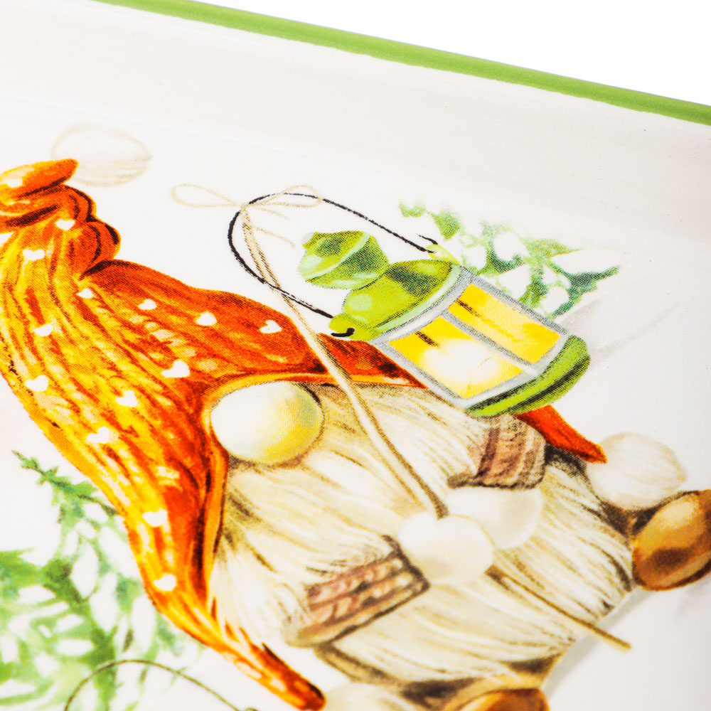 MILLIMI Фелиз Блюдо в форме ёлки, 21х16х2,5см, керамика, арт.№ 820-870