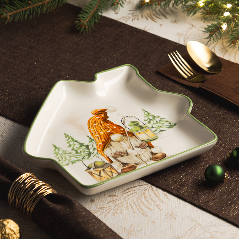 MILLIMI Фелиз Блюдо в форме домика, 25х22х3см, керамика, арт.№ 820-871