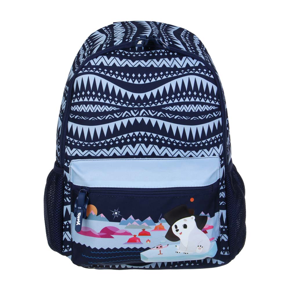 Умка Рюкзак подростковый 40х30х15 см, 1 отделение, 4 кармана (1 на спинке), уплотненные лямки, полиэстер, арт.№ 805-022