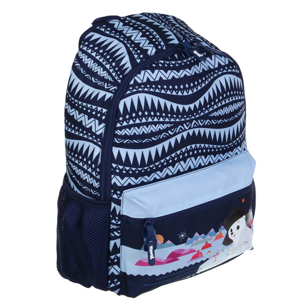 Умка Рюкзак подростковый 40х30х15 см, 1 отделение, 4 кармана (1 на спинке), уплотненные лямки, полиэстер, арт.№ 805-022