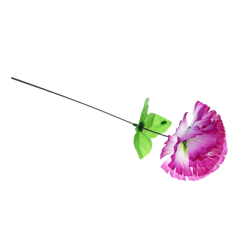 LADECOR Цветок искусственный гвоздика, 35 см, ткань, пластик, железная проволока, 4 цвета, арт.№ 535-152