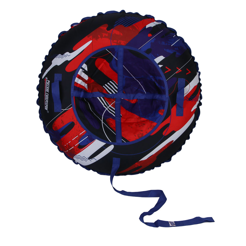 Тюбинг/ватрушка, тм BY SPORT, d100см, оксфорд 600D, ПВХ, бутиловая камера R15, 2 дизайна, арт.№ 112-077