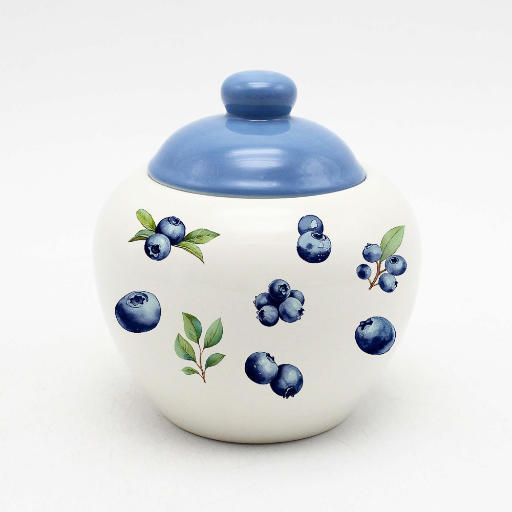 Сахарница Голубика тм MILLIMI, 500мл, Голубика, керамика, арт.№ 824-322