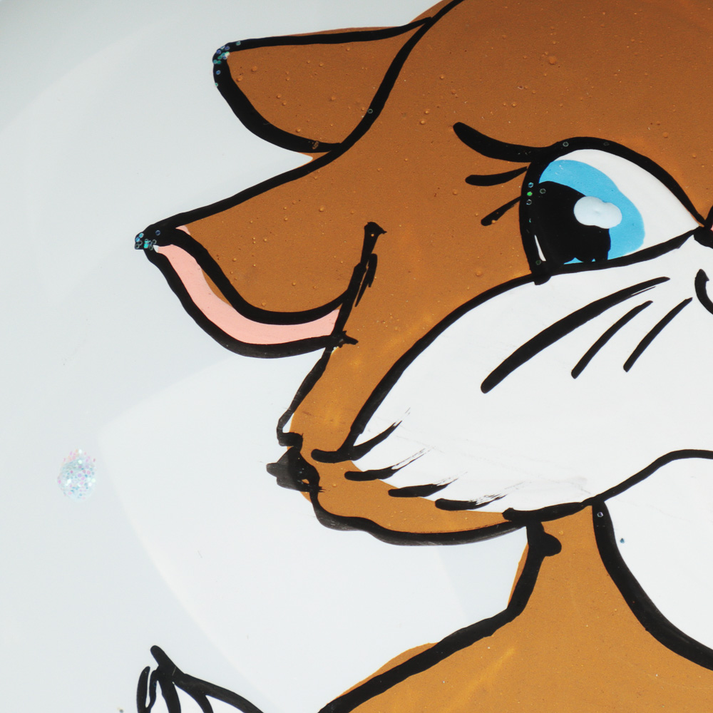 СНОУ БУМ Шар ручной работы "Символ Года 2023", 85 мм, стекло, арт.№ 368-096