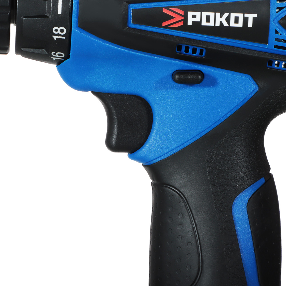 РОКОТ Набор инструментов "Профессионал" Дрель-Шуруповерт 12В, набор в кейсе 68 предметов для ремонта, арт.№ 693-020