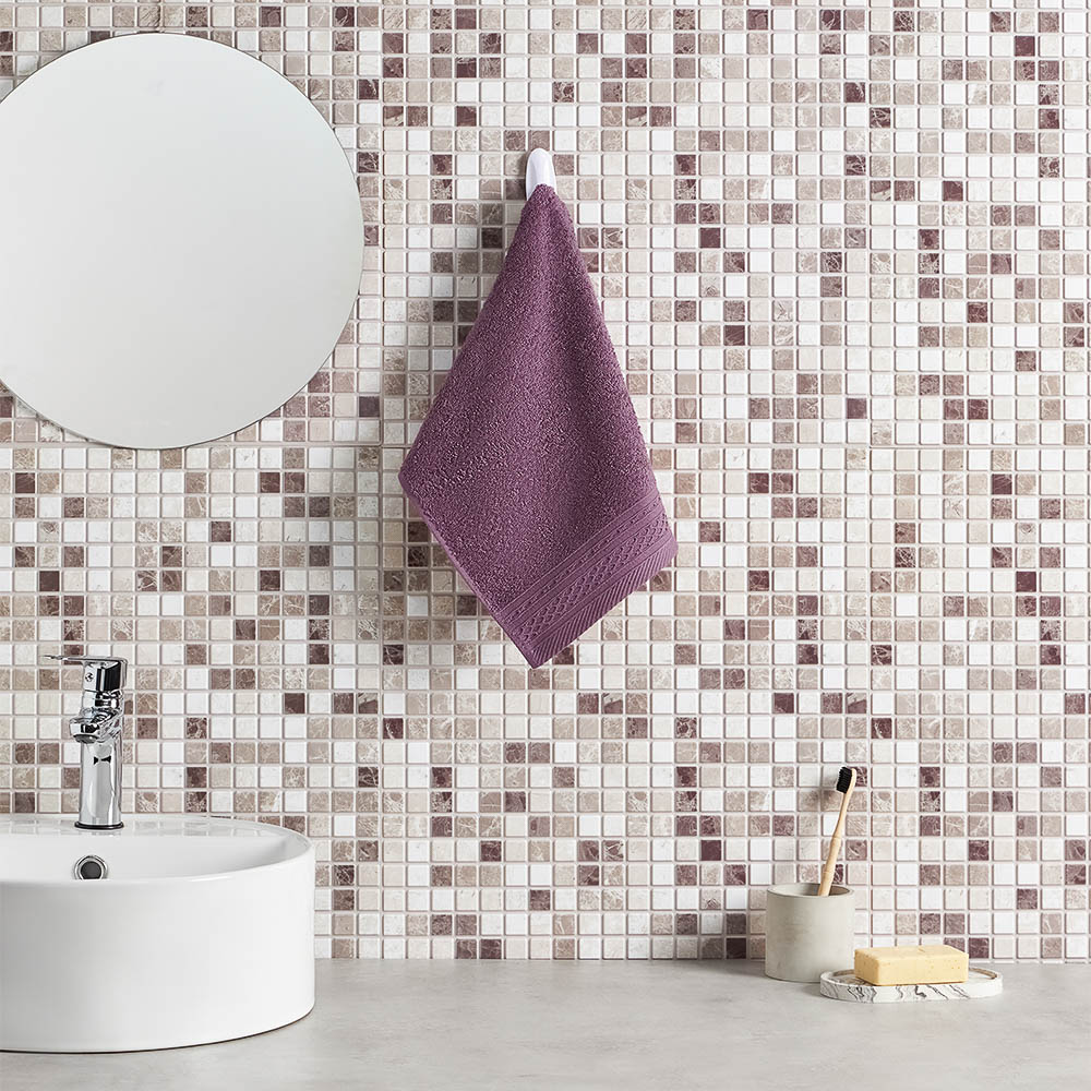 PROVANCE Хейзел Полотенце махровое, 100% хлопок, 30х50см, 400гр/м, сливовый, арт.№ 484-143