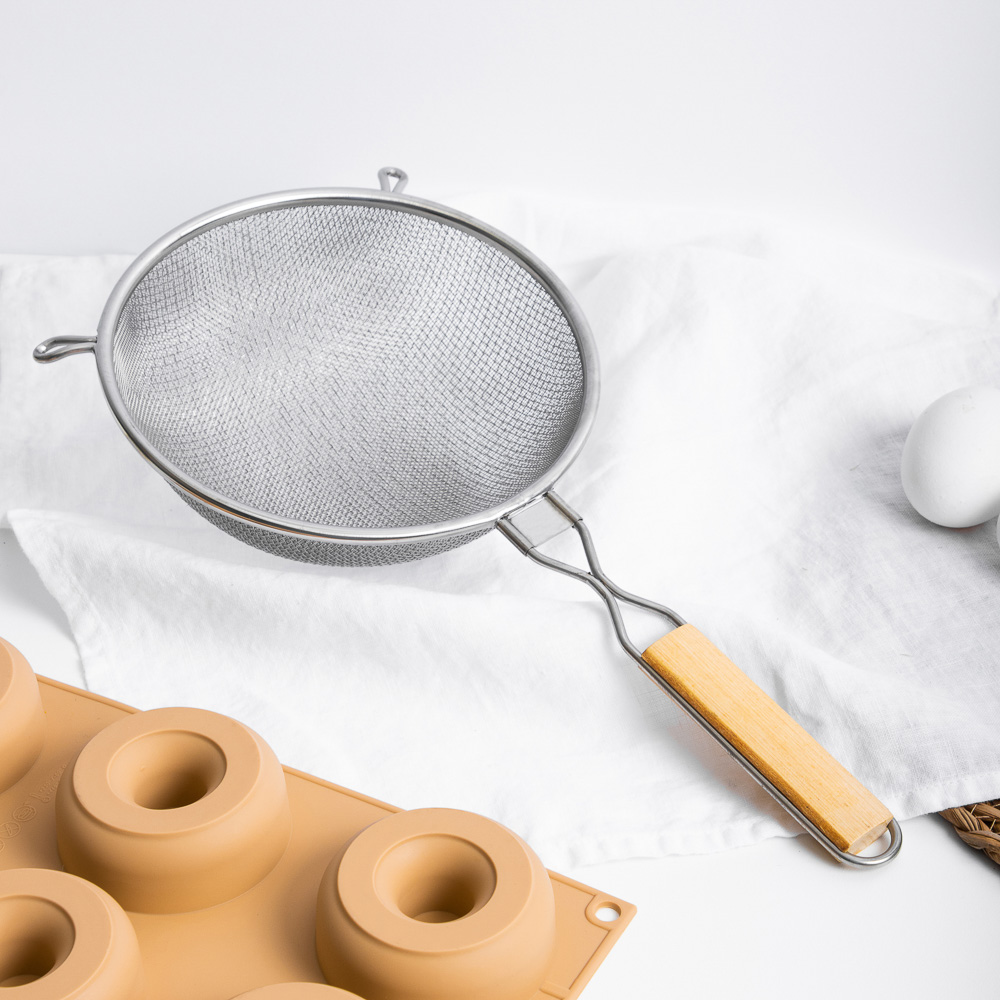 VETTA Ретро Сито с ободом и ручкой 18,5см, двойная сеть, нерж.сталь, арт.№ 886-050