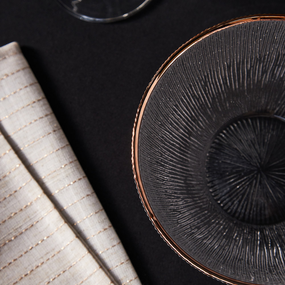 BY COLLECTION White Line Салатник, 620мл, 15х7см, стекло, арт.№ 820-853