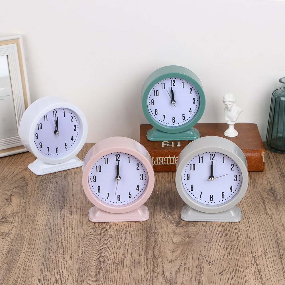 LADECOR CHRONO Будильник, пластик, 12x10,5x4,5 см, 1xAA, 4 цвета, арт.06-50, арт.№ 529-311