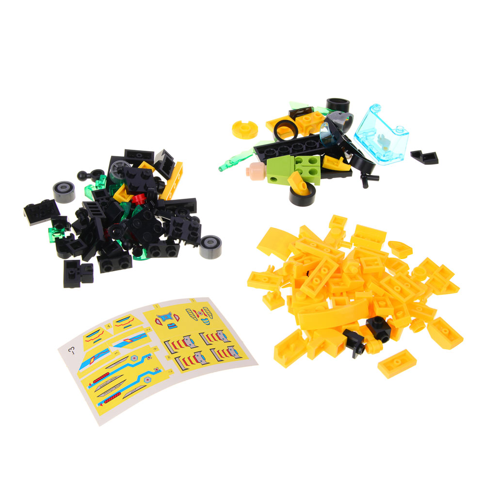 ИГРОЛЕНД Герои Галактики Конструктор Гонки 2 в 1, ABS, дет. 153-154, 15х10х5 см, 2 дизайна, арт.№ 265-624