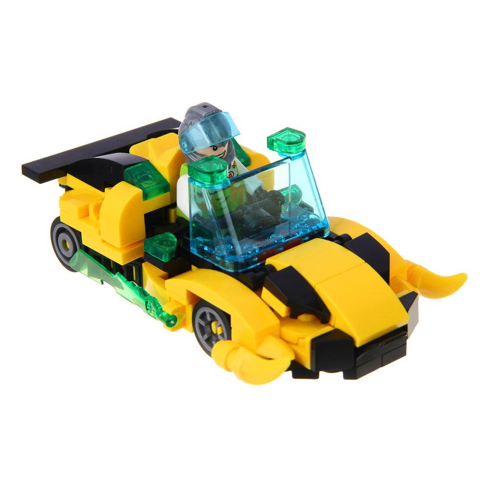 ИГРОЛЕНД Герои Галактики Конструктор Гонки 2 в 1, ABS, дет. 153-154, 15х10х5 см, 2 дизайна, арт.№ 265-624