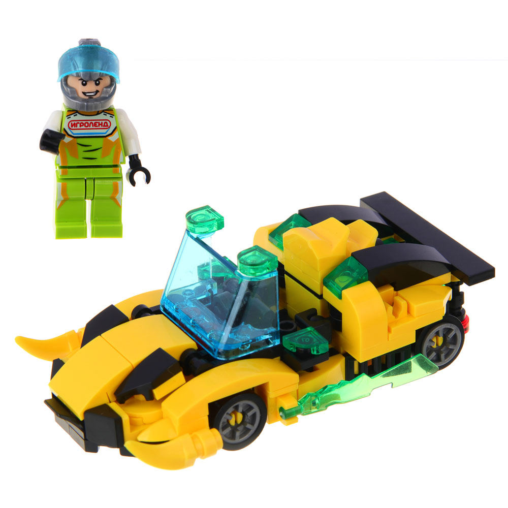 ИГРОЛЕНД Герои Галактики Конструктор Гонки 2 в 1, ABS, дет. 153-154, 15х10х5 см, 2 дизайна, арт.№ 265-624