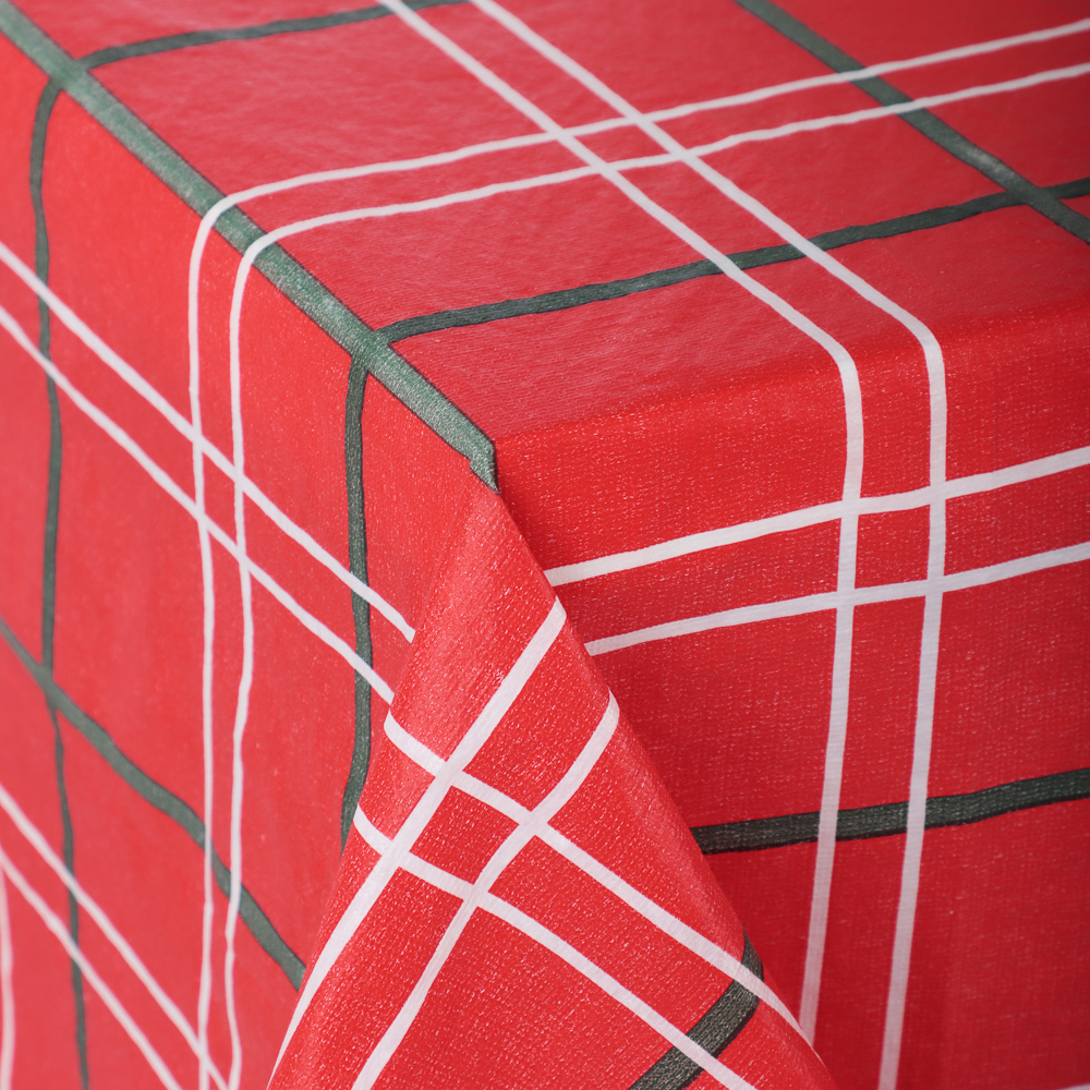 PROVANCE Щелкунчик Скатерть ПЕВА на текстильной основе, 132х178см, 50% полиэстер, 50% ПЕВА, арт.№ 492-305