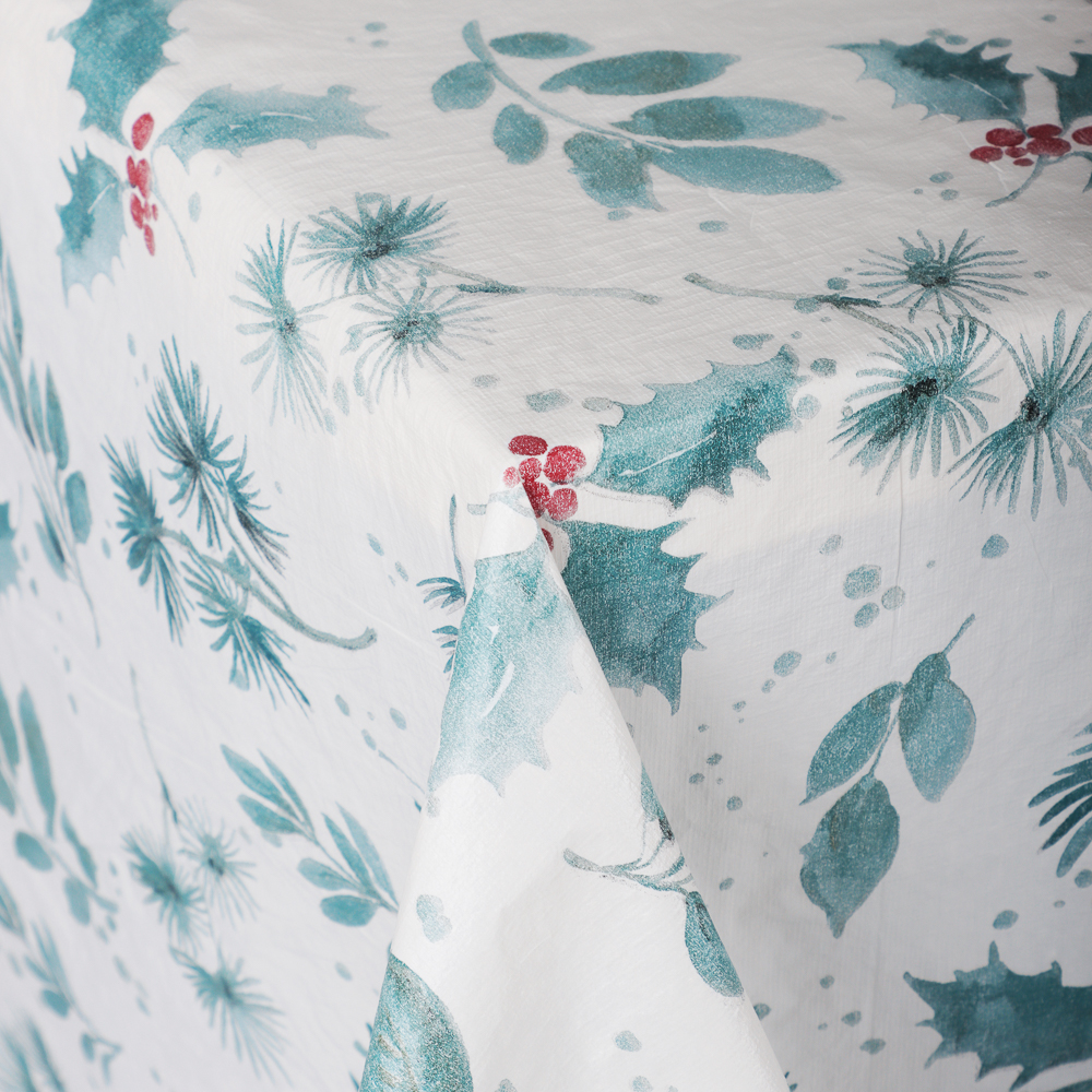 PROVANCE Щелкунчик Скатерть ПЕВА на текстильной основе, 132х178см, 50% полиэстер, 50% ПЕВА, арт.№ 492-305