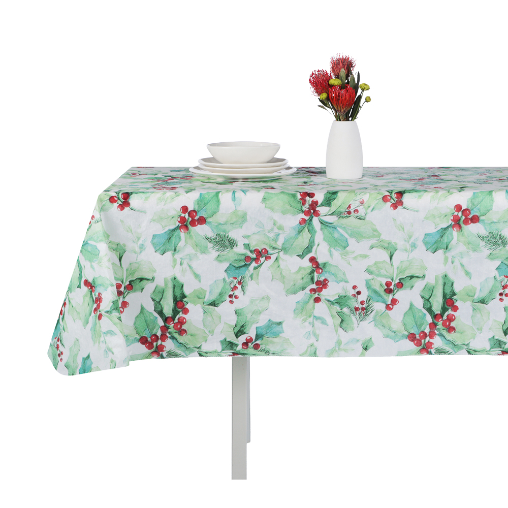 PROVANCE Щелкунчик Скатерть ПЕВА на текстильной основе, 132х178см, 50% полиэстер, 50% ПЕВА, арт.№ 492-305