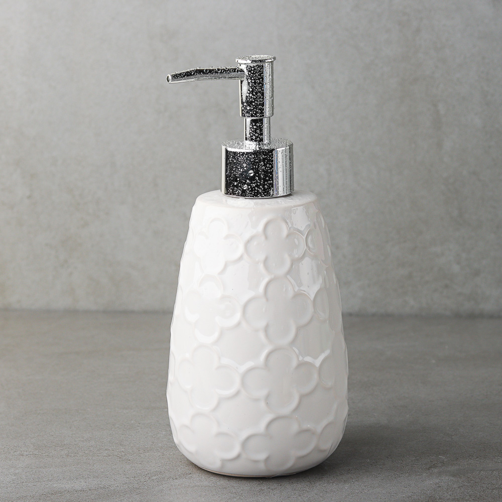 VETTA Дозатор для жидкого мыла "Оливия", керамика, 2 цвета, арт.№ 463-091