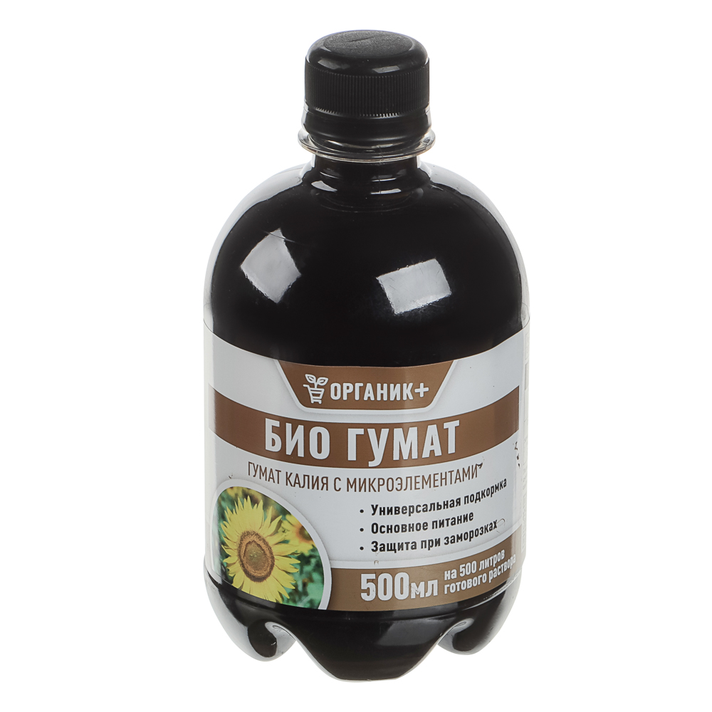 Удобрение Органик+ БиоГумат 0,5л, арт.№ 189-208