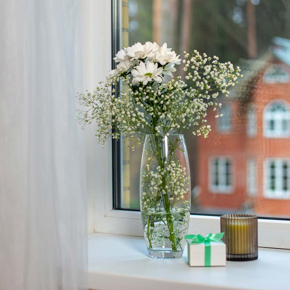 PASABAHCE Ваза Флора h26 см, стекло,  инд. упаковка, арт.№ 877-255