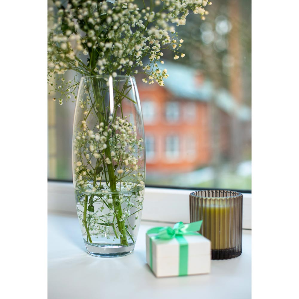 PASABAHCE Ваза Флора h26 см, стекло,  инд. упаковка, арт.№ 877-255