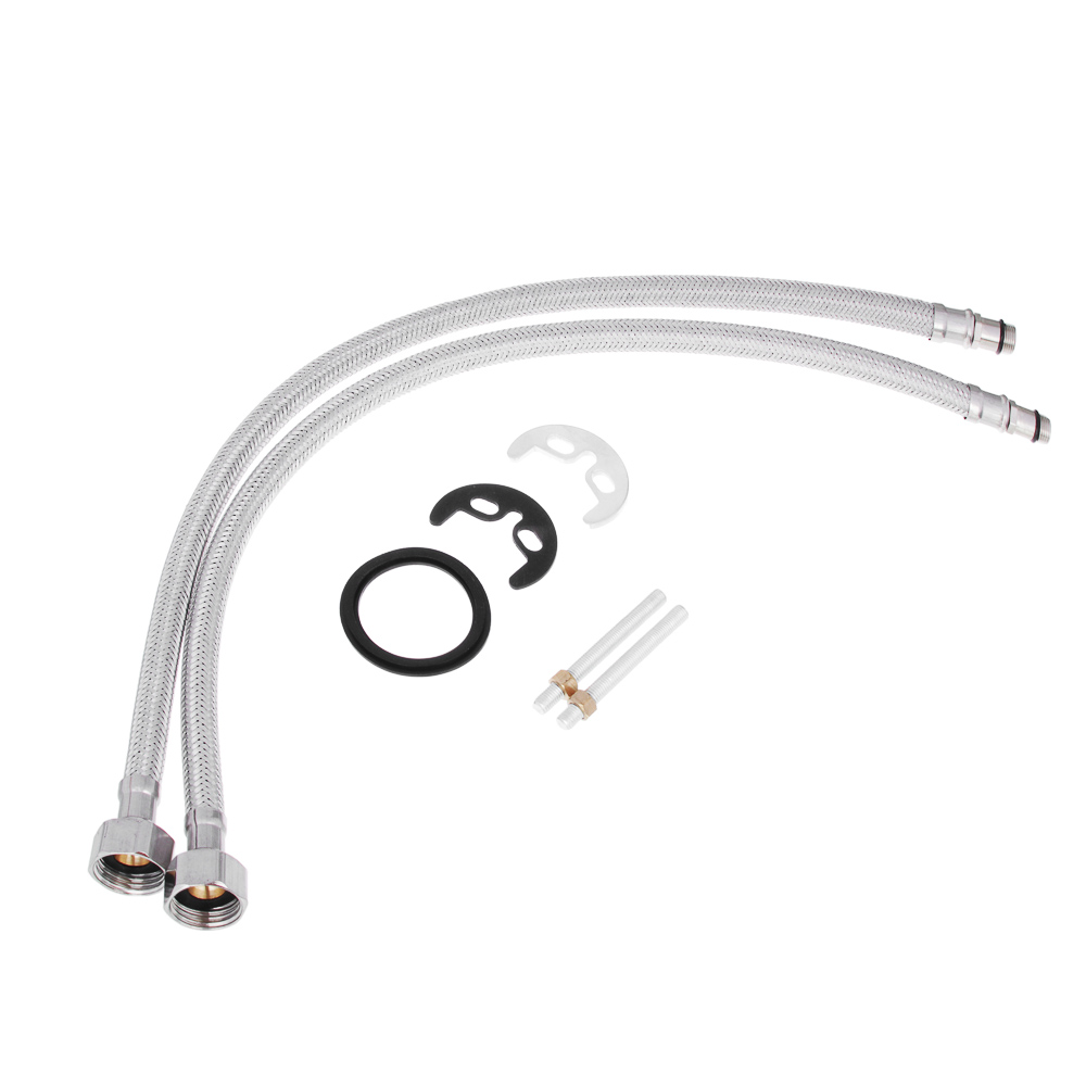 RAIN Смеситель для раковины Нефрит, керам. кран-буксы 1/2, шпилька, латунь, хром, арт.№ 561-272