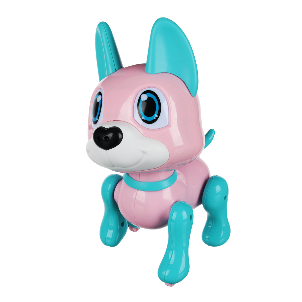 ИГРОЛЕНД Питомец умный интерактивный, свет, звук, кнопочное, сенсор.упр., ABS, 16х12,5х18см, 3 диз, арт.№ 272-746