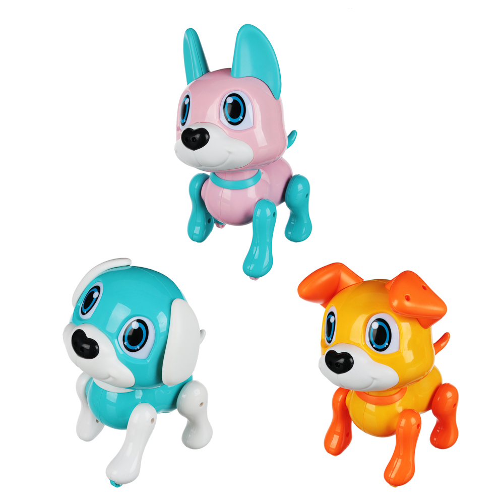 ИГРОЛЕНД Питомец умный интерактивный, свет, звук, кнопочное, сенсор.упр., ABS, 16х12,5х18см, 3 диз, арт.№ 272-746