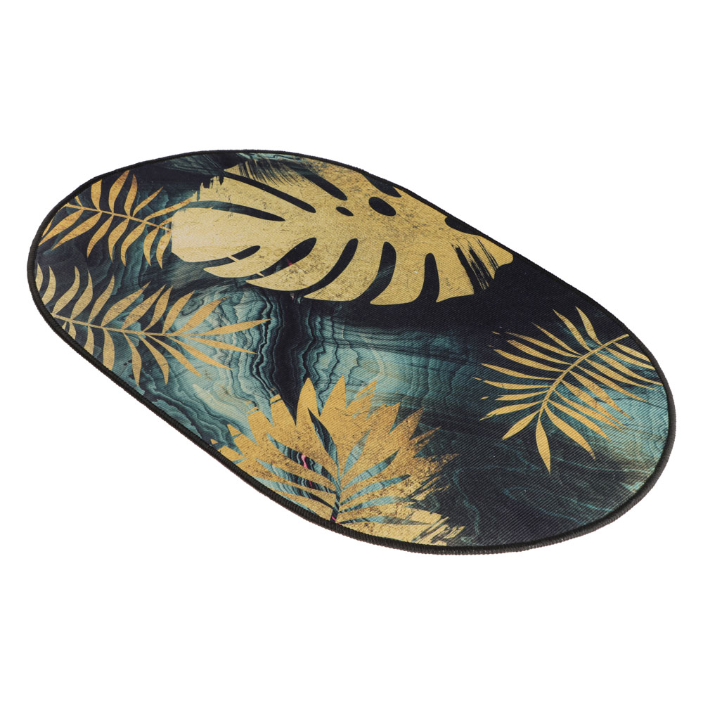 VETTA Коврик универсальный овальный EASTLAND, полиэстер, антискольз.подложка, 70x45см, 2 дизайна, арт.№ 462-722