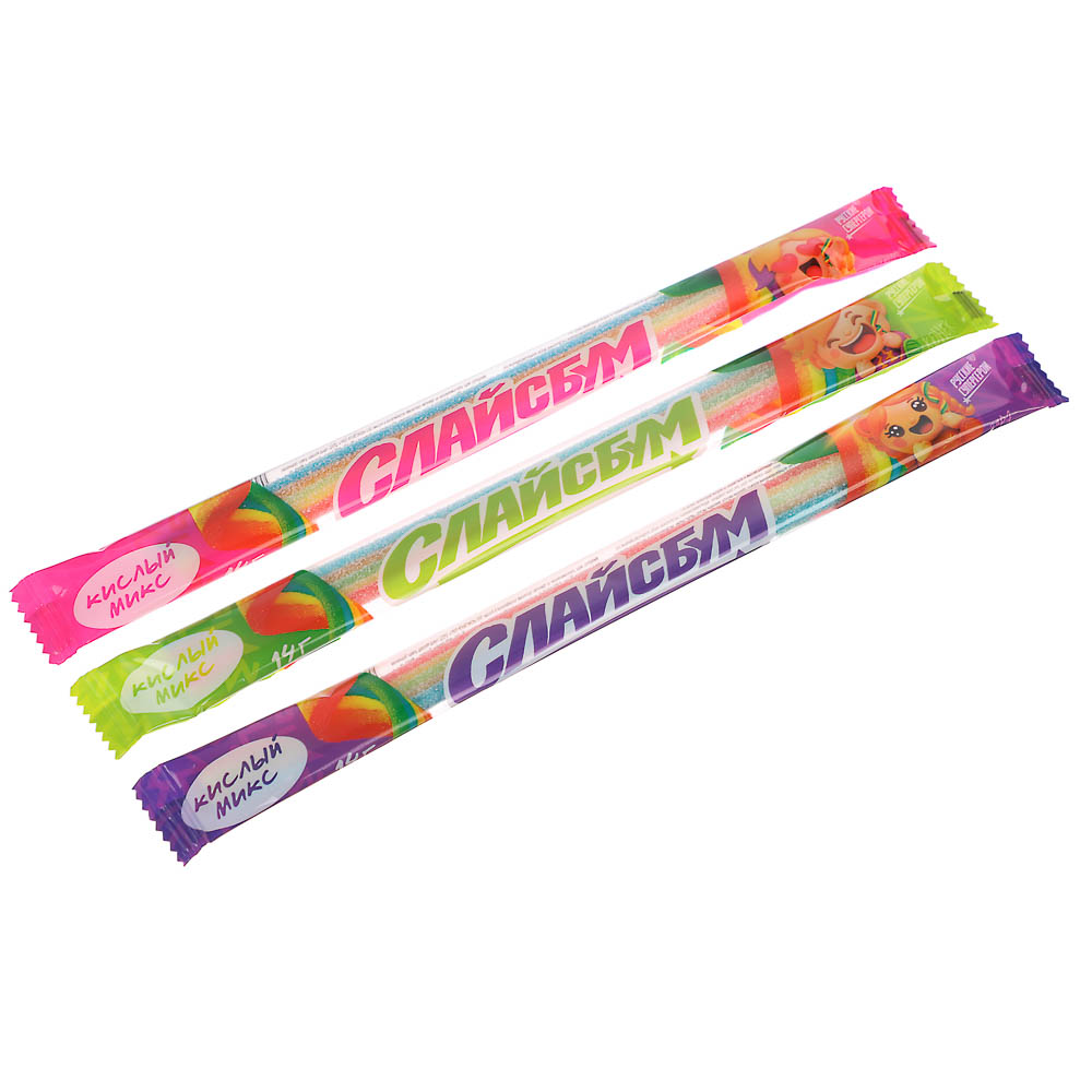 BY Русские Супергерои Мармелад кислый в пластинках со вкусом фруктовая смесь 14 гр., арт.№ 347-534