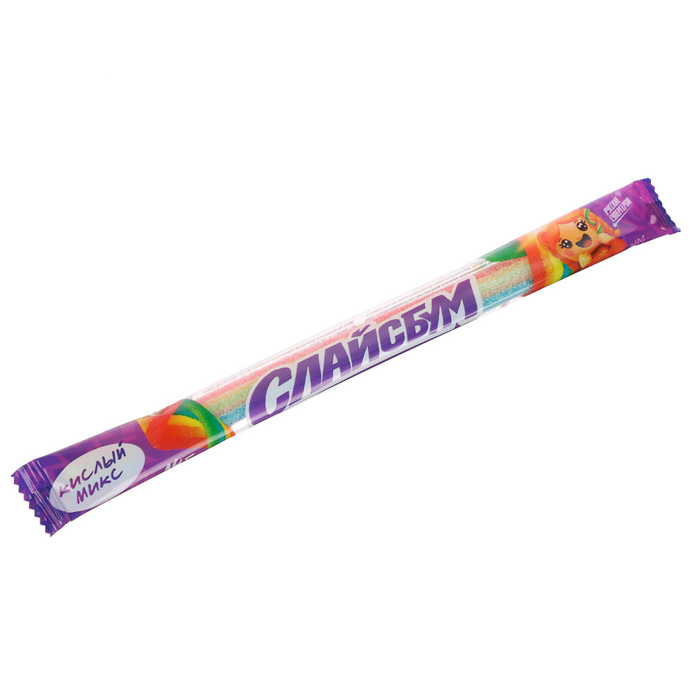 BY Русские Супергерои Мармелад кислый в пластинках со вкусом фруктовая смесь 14 гр., арт.№ 347-534