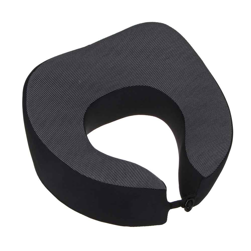 ЕРМАК Подушка для путешествий, u-образная, черная, арт.№ 732-091