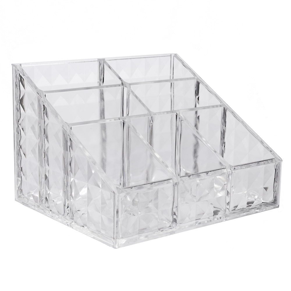 VETTA Органайзер для косметики универсальный CRYSTAL, полистирол, 15x12,5x10,3 см, 7 отделов, арт.№ 463-323