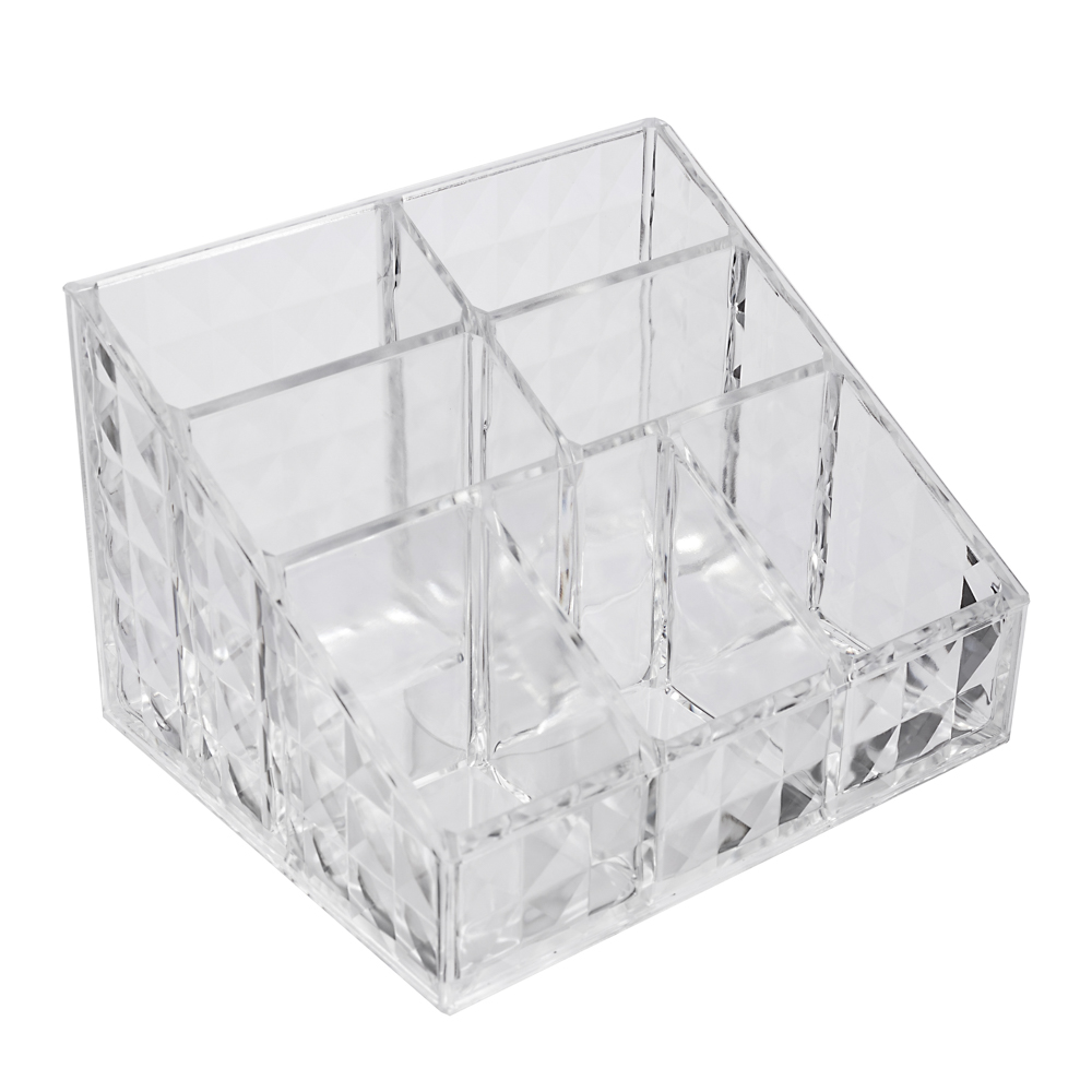VETTA Органайзер для косметики универсальный CRYSTAL, полистирол, 15x12,5x10,3 см, 7 отделов, арт.№ 463-323