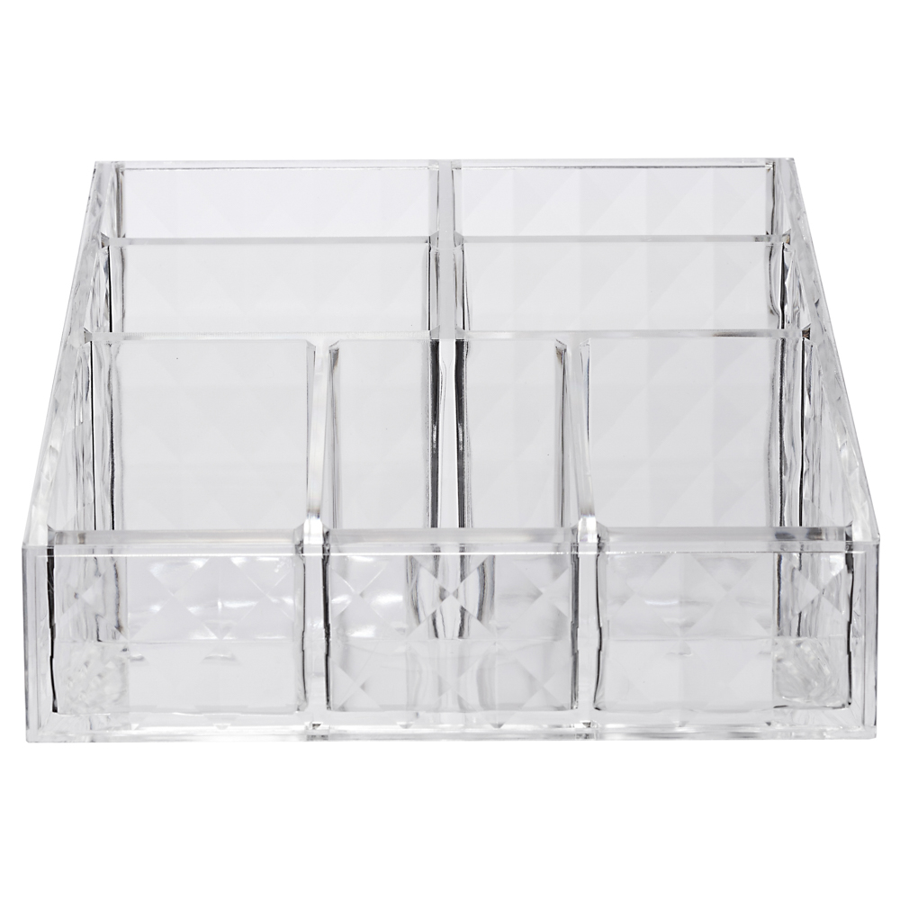 VETTA Органайзер для косметики универсальный CRYSTAL, полистирол, 15x12,5x10,3 см, 7 отделов, арт.№ 463-323