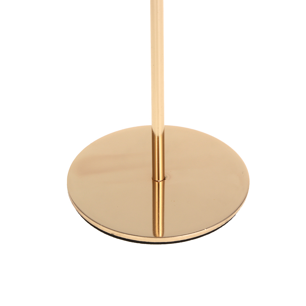 Подсвечник тм LADECOR на ножке металлический, 22x8 см, металл, 2 цвета, арт.№ 477-270