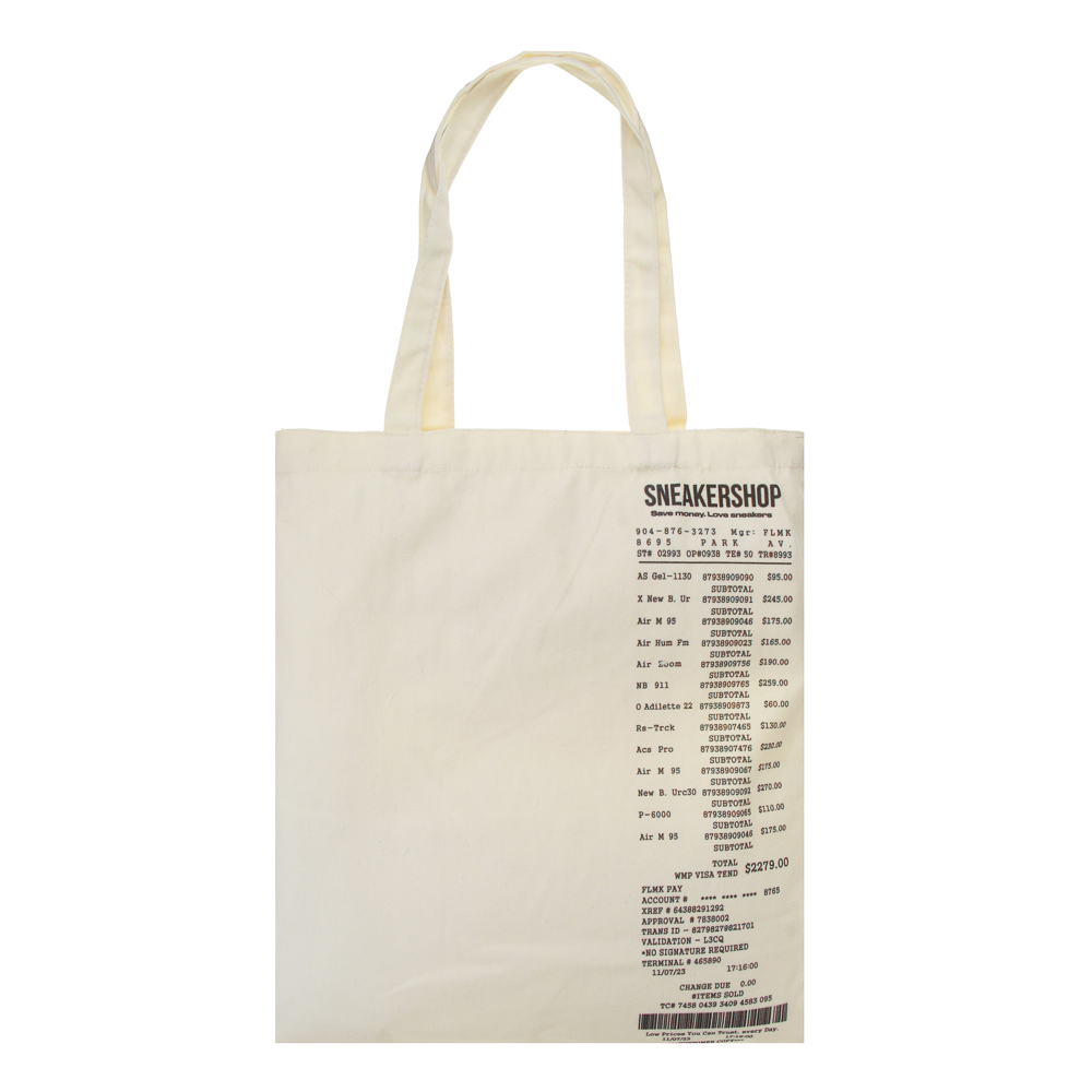 Сумка-шоппер, 38x42см, "Микс", внутренний карман, длинные ручки 58 см, белый, ПЭ под ткань, 4 диз., арт.№ 090-043