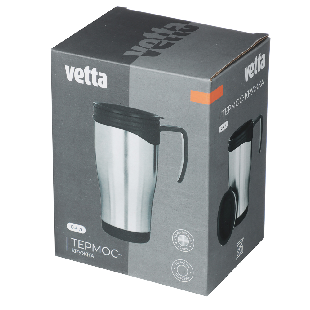 VETTA Термос-кружка 400мл, MD-14HE, арт.№ 841-055
