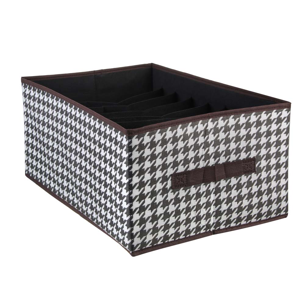 Органайзер для хранения тм VETTA Вудхауз, 6 отделов, полипропилен, картон, 44*30*20см, арт.№ 457-788